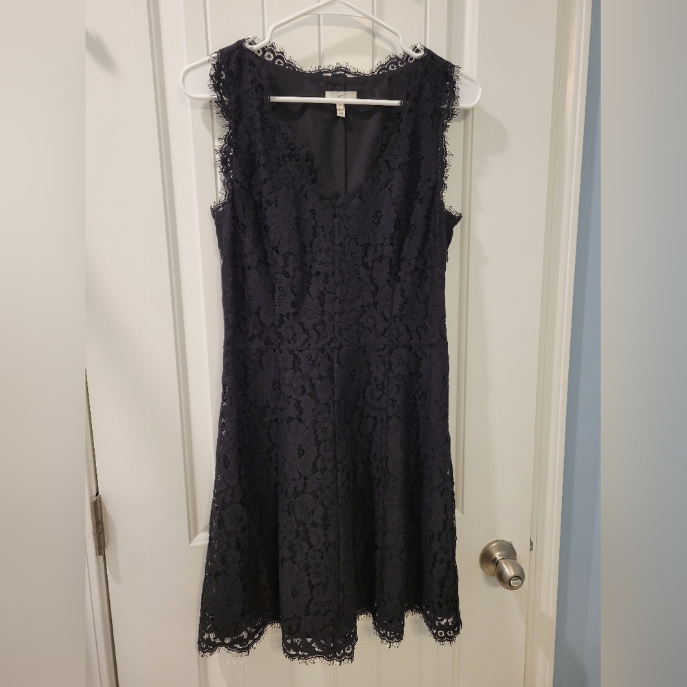 Joie Black Lace Dress, size S